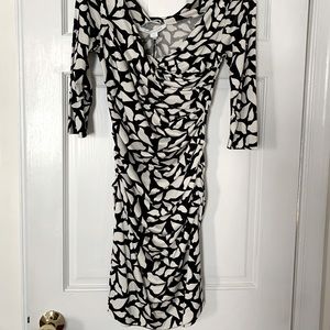 NWT DVF Bentley SJ Short 3/4 Dress Size 6